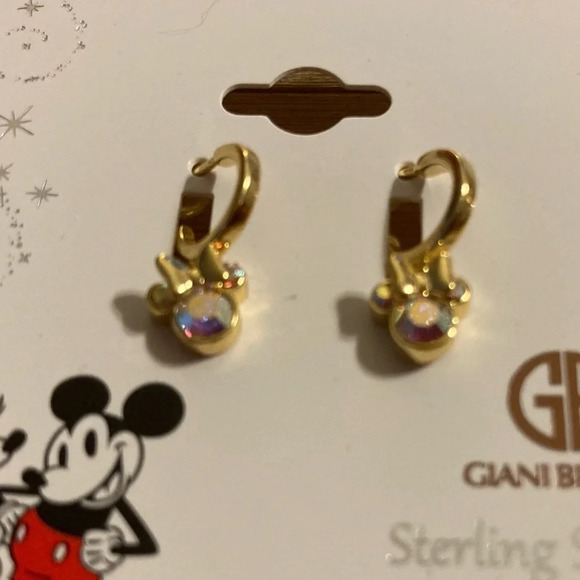 DISNEY Disney 100 Years Limited Edition Sterling Minnie Mouse Ears Earrings NWT - Picture 2 of 5